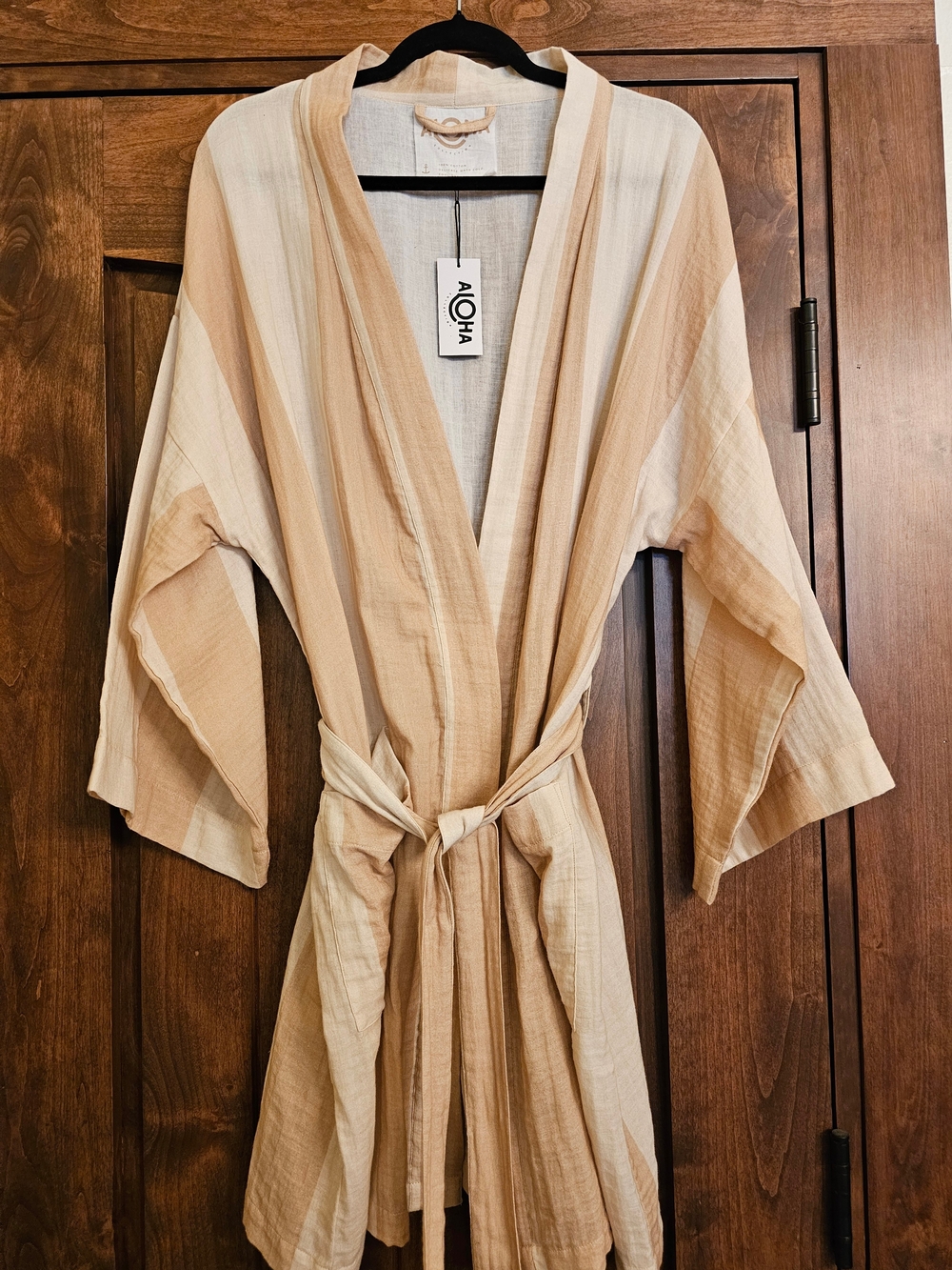 Vacation Robe in Husk Riviera by ALOHA COLLECTION